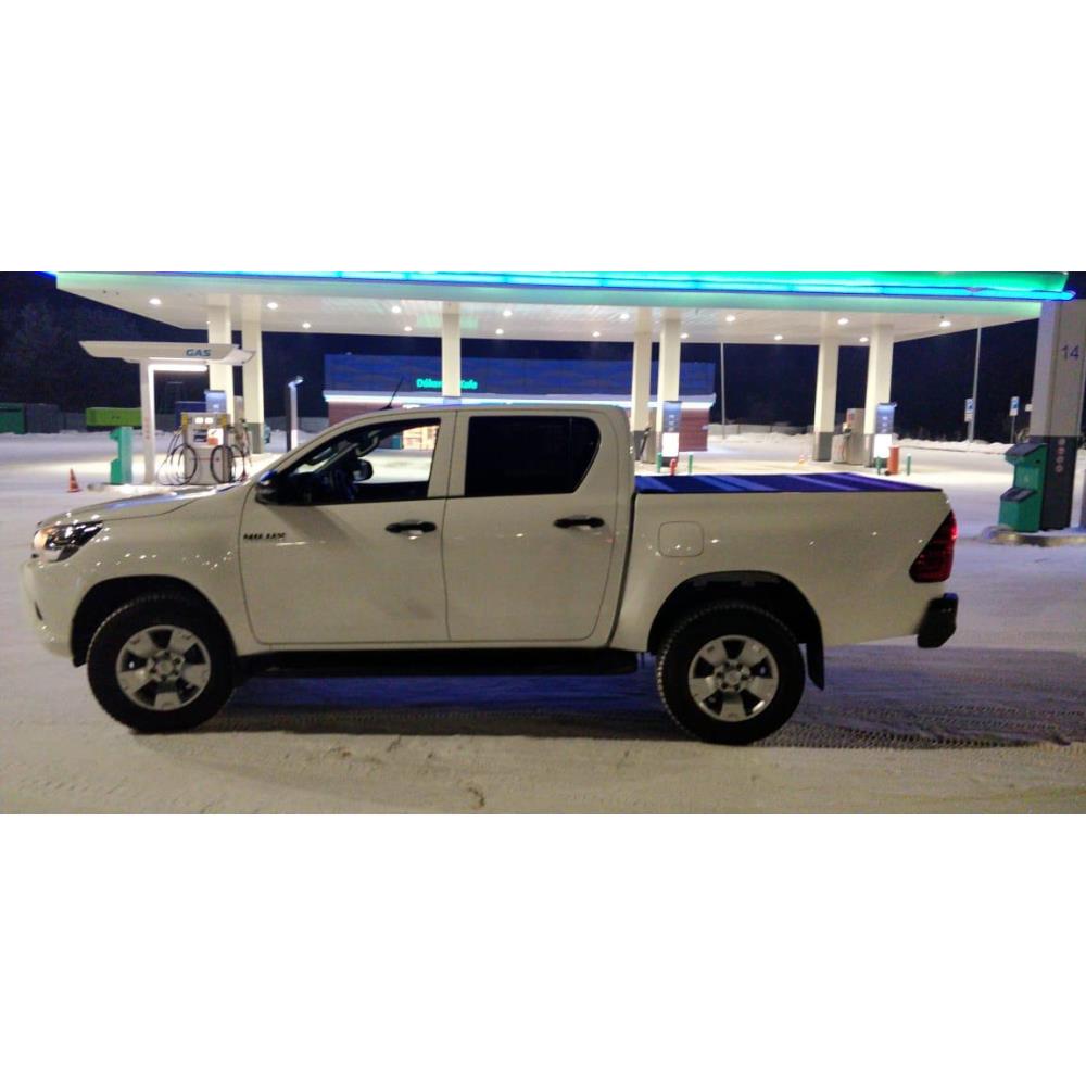 Жесткая четырехсекционная крышка Toyota Hilux VIII Revo (2015+) — изображение 8