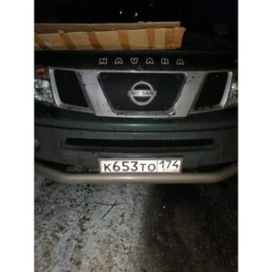 Зимняя заглушка переднего бампера и решетки радиатора Nissan Navara