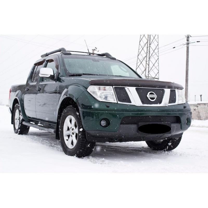 Зимняя заглушка переднего бампера и решетки радиатора Nissan Navara — изображение 3