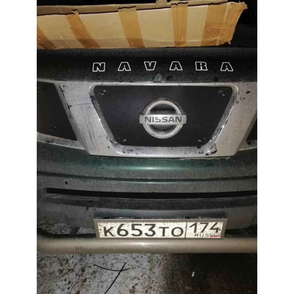 Зимняя заглушка переднего бампера и решетки радиатора Nissan Navara — изображение 7
