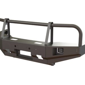 Бампер передний Mitsubishi Pajero Sport 1996-2008 с защитой фар и ПТФ КОМПЛЕКТ 2