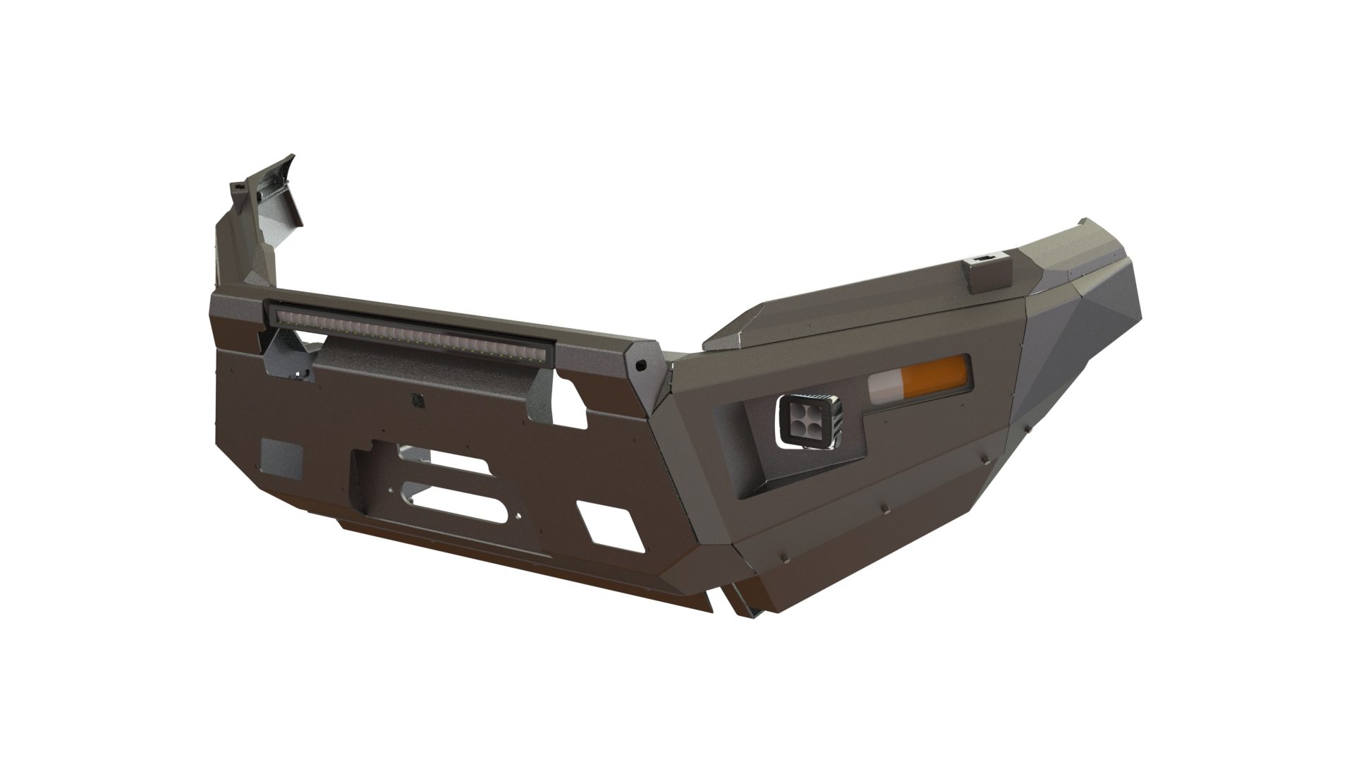 Бампер передний Mitsubishi Pajero Sport 3 2021+ REVO балка и ПТФ КОМПЛЕКТ 2