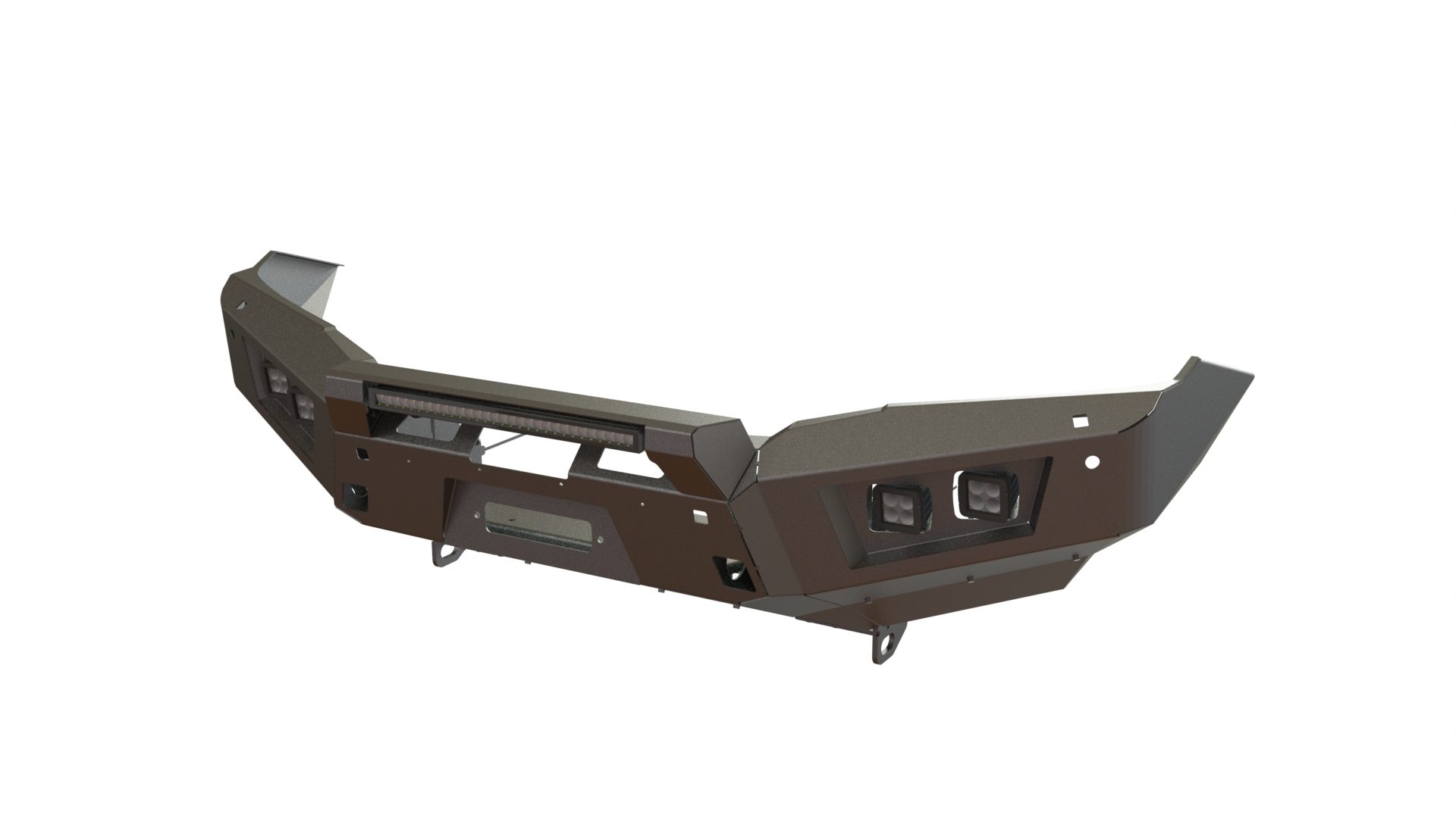Бампер передний Nissan Patrol Y62 2010-2014 балка и ПТФ КОМПЛЕКТ 1