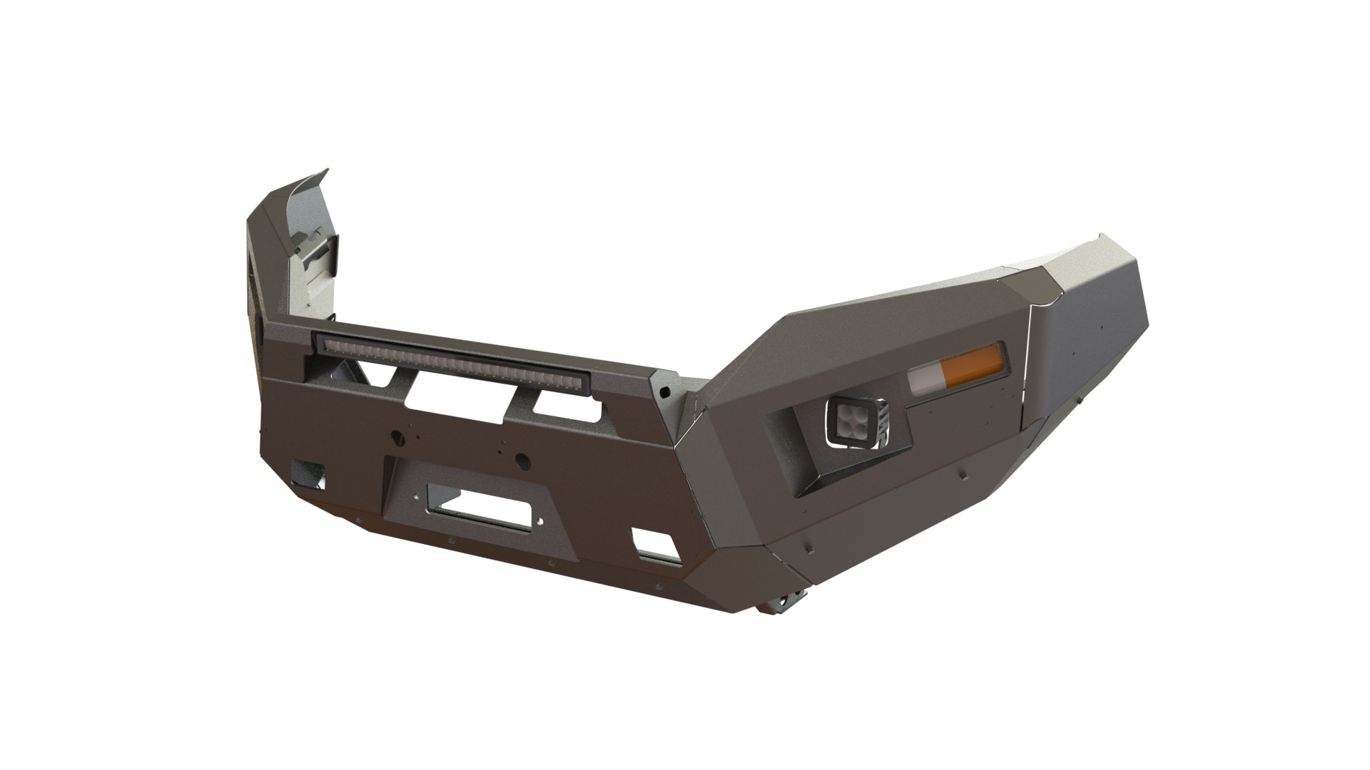 Бампер передний Mitsubishi L200 2019-2024 балка и ПТФ КОМПЛЕКТ 2