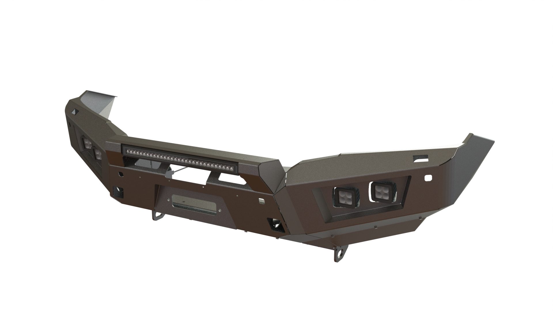 Бампер передний Nissan Patrol Y62 2014-2019 балка и ПТФ КОМПЛЕКТ 1