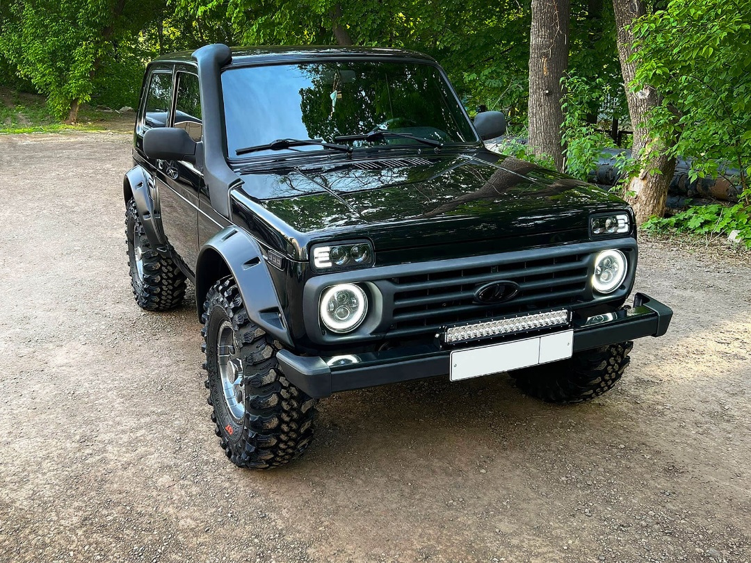 Расширители колесных арок Lada Niva 3D (Резаные) 100мм