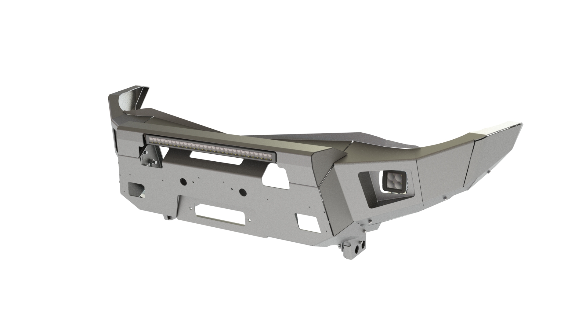 Бампер передний Mitsubishi L200 2006-2015 REVO балка и ПТФ КОМПЛЕКТ 2